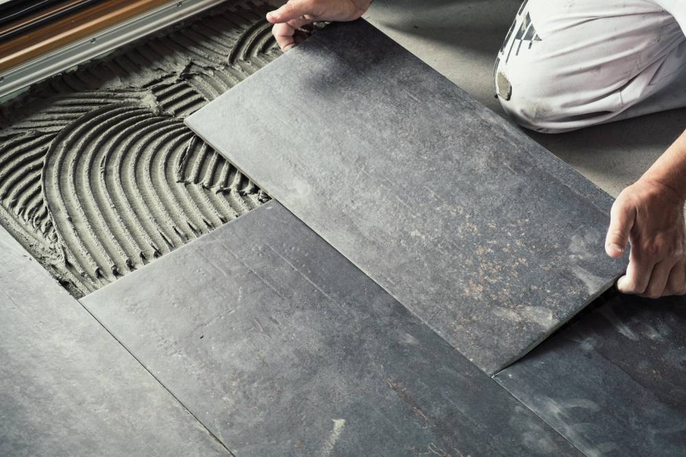 Pose de carrelage à Coulaures